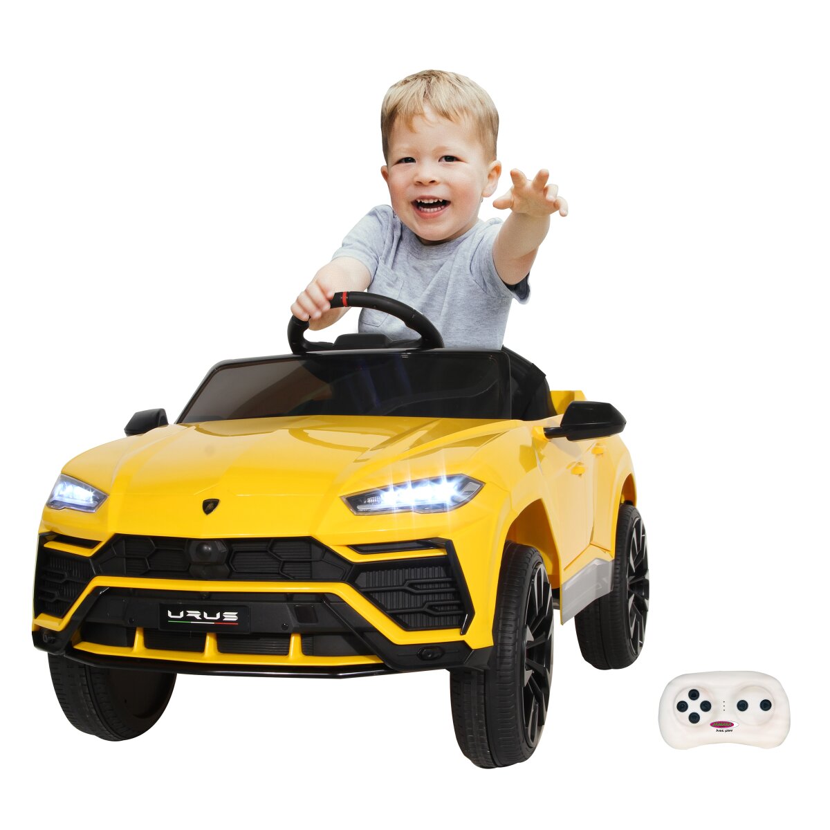 Ride on Lamborghini Urus yellow 2 4GHz 12V