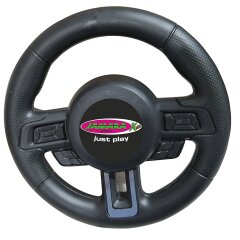 Steering wheel Ride-on US Police Car 12V