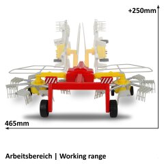 Rake P&ouml;ttinger for RC tractor 1:16