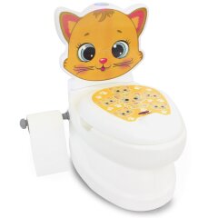 Mes petites toilettes Chat avec un bruit de bobine  et...