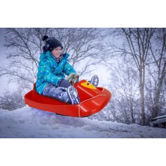 Snow Play Bob Ralley 100 cm rojo con volante y freno