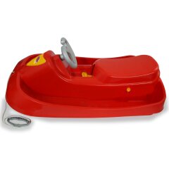 Snow Play Bob Ralley 100 cm rosso con volante e freno