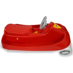 Snow Play Bob Ralley 100 cm rosso con volante e freno