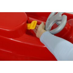 Snow Play Bob Ralley 100 cm rosso con volante e freno