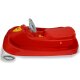 Snow Play Bob Ralley 100 cm rosso con volante e freno