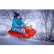 Snow Play Bob Ralley 100 cm rosso con volante e freno