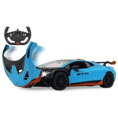 Lamborghini Huracán STO 1:14 azul 2,4GHz Puerta...