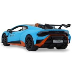 Lamborghini Hurac&aacute;n STO 1:14 azul 2,4GHz Puerta manual