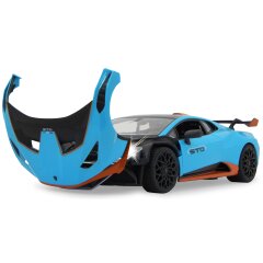 Lamborghini Hurac&aacute;n STO 1:14 azul 2,4GHz Puerta manual