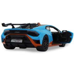 Lamborghini Hurac&aacute;n STO 1:14 azul 2,4GHz Puerta manual