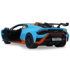 Lamborghini Hurac&aacute;n STO 1:14 blau 2,4GHz T&uuml;r manuell