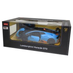 Lamborghini Hurac&aacute;n STO 1:14 blu 2,4GHz Porta manuale