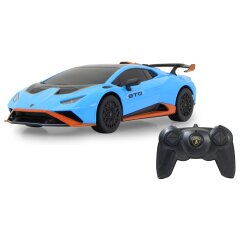 Lamborghini Hurac&aacute;n STO 1:24 azul 2,4GHz