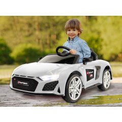 Ride-on Audi R8 bianco 18V Einhell Power X-Change