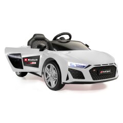 Ride-on Audi R8 bianco 18V Einhell Power X-Change