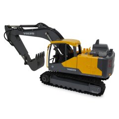 Excavateur Volvo EC160E Metal 1:16 avec prise de coquille et un marteau de d&eacute;molition 2,4GHz