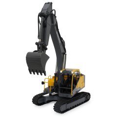 Excavateur Volvo EC160E Metal 1:16 avec prise de coquille et un marteau de d&eacute;molition 2,4GHz