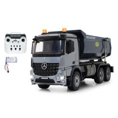 Autocarro ribaltabile Mercedes Benz Arocs 1:20 Metal Meiller 2,4GHz