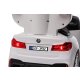 Cavalcabile BMW M5 bianco 2in1 con barra di spinta