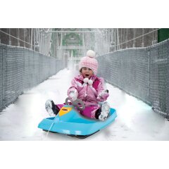 Snow Play Bob Ralley 100 cm blau mit Lenkrad und Bremse