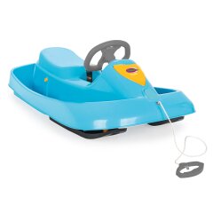 Snow Play Bob Ralley 100cm blue with steering wheel and...