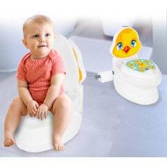 Meine kleine Toilette K&uuml;ken mit Sp&uuml;lsound und Toilettenpapierhalter