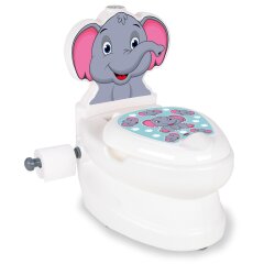 My small Toilet Elephant with flush sound and Toiletn paper holder