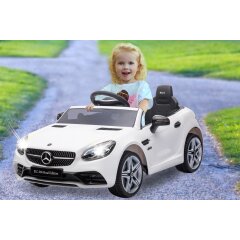 Ride-on Mercedes-Benz SLC bianco 12V