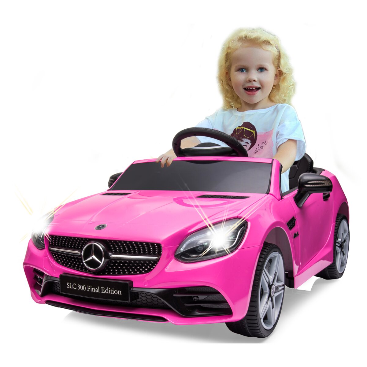 pink mercedes 12v