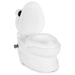 Mes petites toilettes Panda avec son de chasse et support de papier toilette