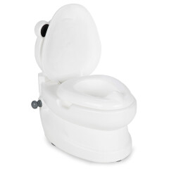 Mi peque&ntilde;o WC para bebes vers. Panda con sonido de descarga y soporte de papel higi&eacute;nico