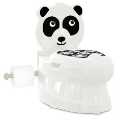 My little toilet panda with flushing sound and toilet...