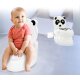 Meine kleine Toilette Panda mit Spülsound und Toilettenpapierhalter