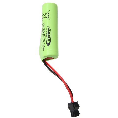 Akku Li-Ion 3,7V 500mAh 1,85 Wh für Stunt Cars Spinact / Vispon / X-F2 / Turmdrehkran XXL128/KutterXL99