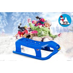 Snow Play Schlitten Snow-Star 90cm blau