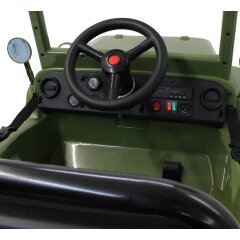 Ride-on Jeep Willys MB Army green 12V