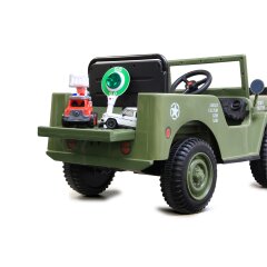 Ride-on Jeep Willys MB Army green 12V