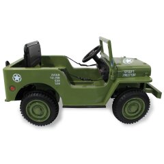 Ride-on Jeep Willys MB Army green 12V