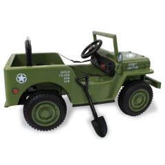 Ride-on Jeep Willys MB Army green 12V