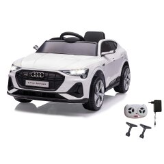 Ride-on Audi e-tron Sportback bianco 12V 2,4GHz