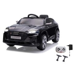 Ride-on Audi e-tron Sportback negro 12V 2,4GHz