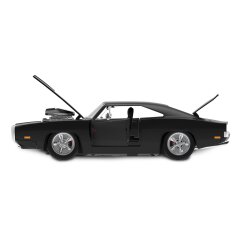 Dodge Charger R/T 1970 1:16 black 2,4GHz Manual door