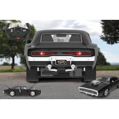 Dodge Charger R/T 1970 1:16 black 2,4GHz Manual door