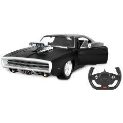 Dodge Charger R/T 1970 1:16 black 2,4GHz Manual door