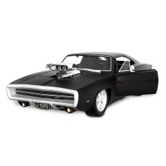 Dodge Charger R/T 1970 1:16 black 2,4GHz Manual door