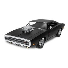 Dodge Charger R/T 1970 1:16 negro 2,4GHz puerta manual