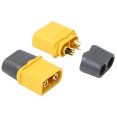 High current plug/socket XT60 gold plated Grip with Insulating cap 1 pair