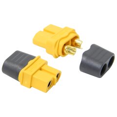 High current plug/socket XT60 gold plated Grip with Insulating cap 1 pair