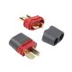 High current plug/socket T-Dean gold plated Grip with Insulating cap 1 pair