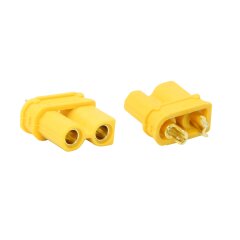 High-current plug/socket XT30 gold plated Grip 1 pair